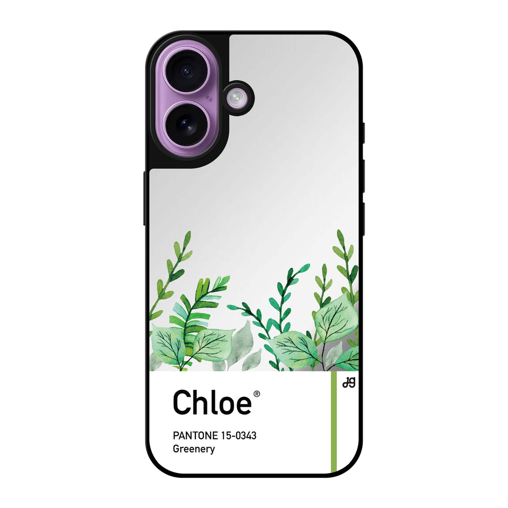 Reflective iPhone 16 Mirror Case –#15-0343 Greenery I Design