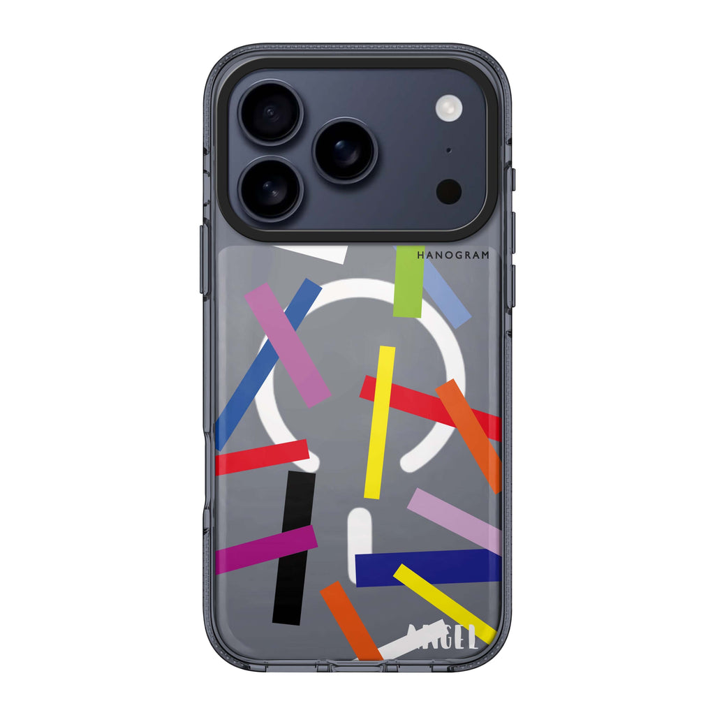 Abstract Art personalized name abstract iPhone 17 Pro Max ultra clear case