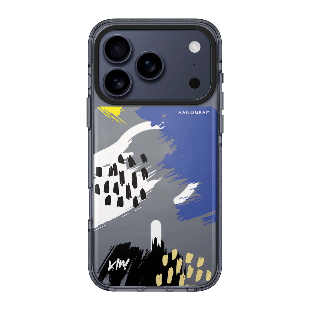 Trendy Abstract I personalized name abstract iPhone 17 Pro Max ultra clear case