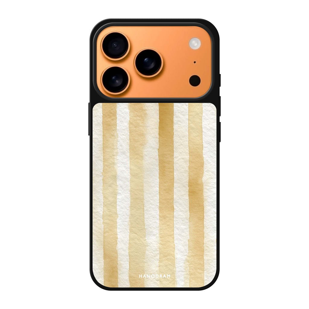 Sandscript Stripes pattern iPhone 17 Pro Max mirror case