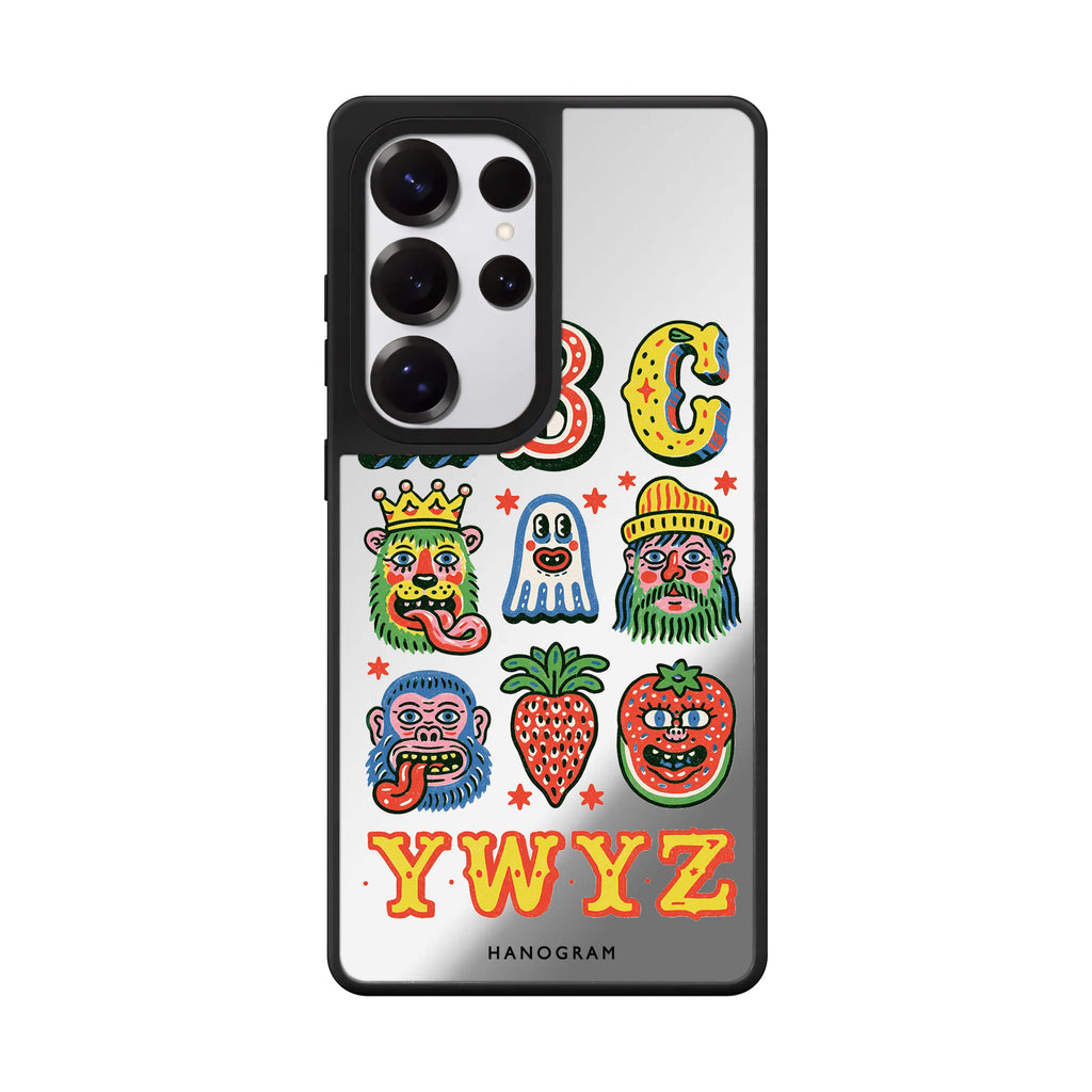 Oddball AlpHAAet Parade Samsung Galaxy Mirror Case - image 1