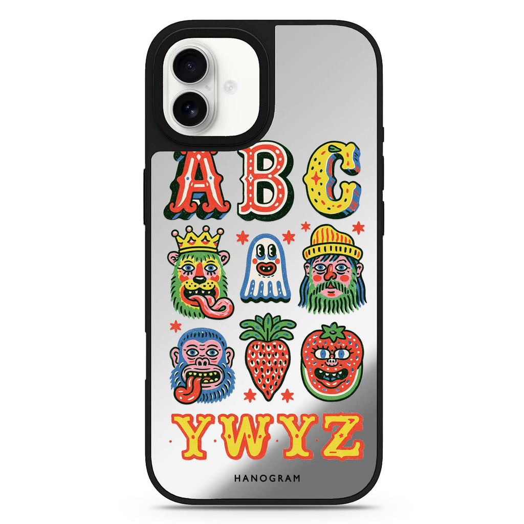 Oddball AlpHAAet Parade iPhone 17 Mirror Case - View 1
