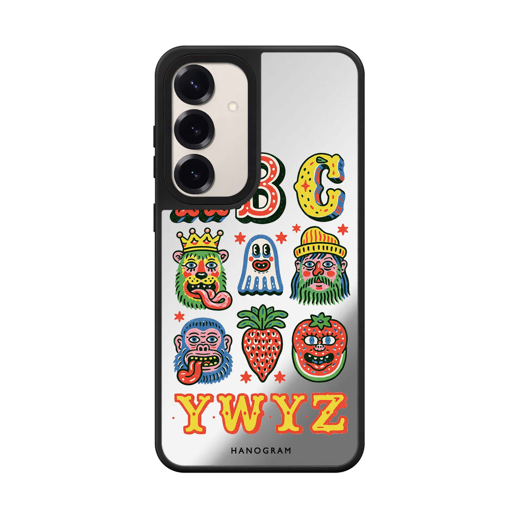 Oddball AlpHAAet Parade Samsung Galaxy Mirror Case - product image 1