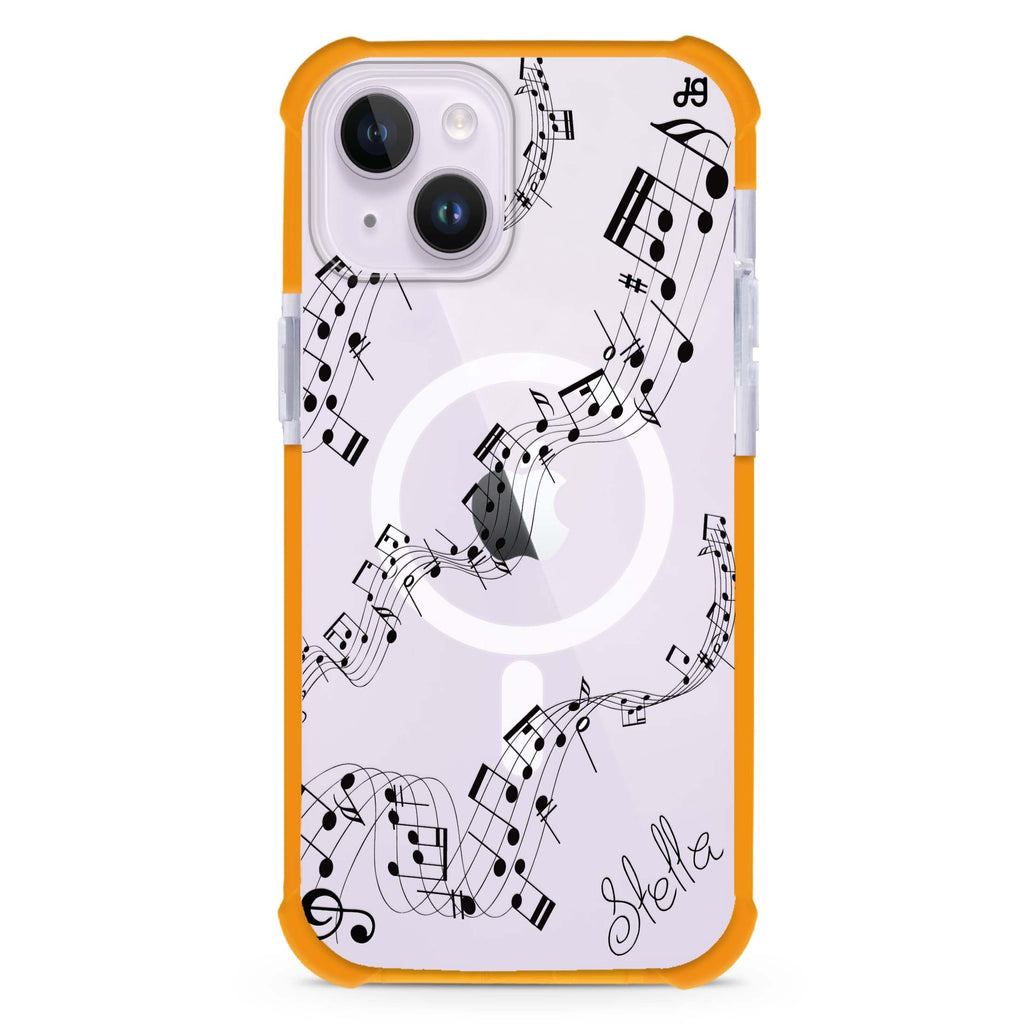 Music iPhone 15 Plus MagSafe Compatible Ultra Shockproof Case