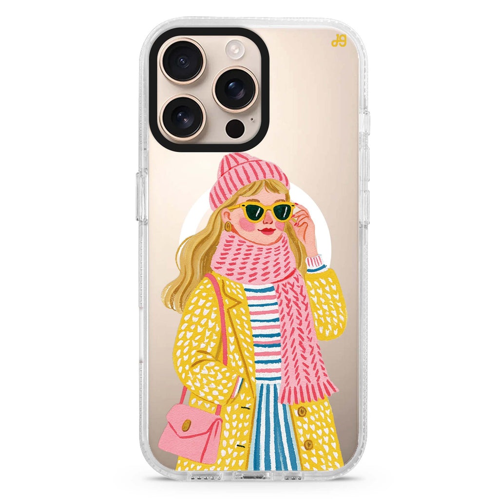 Cold Days Bright Layers MagSafe Compatible Ultra Clear Case for iPhone 16 Pro Max - main view