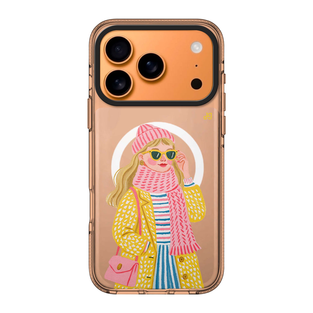 Cold Days Bright Layers iPhone 17 Pro Max Ultra Clear Case - Image 1