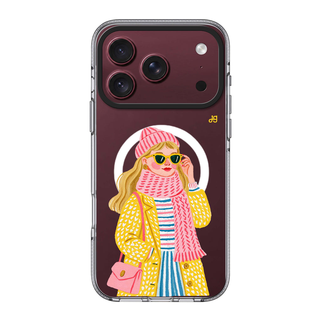 Cold Days Bright Layers iPhone 18 Pro Max Ultra Clear Case - Image 1