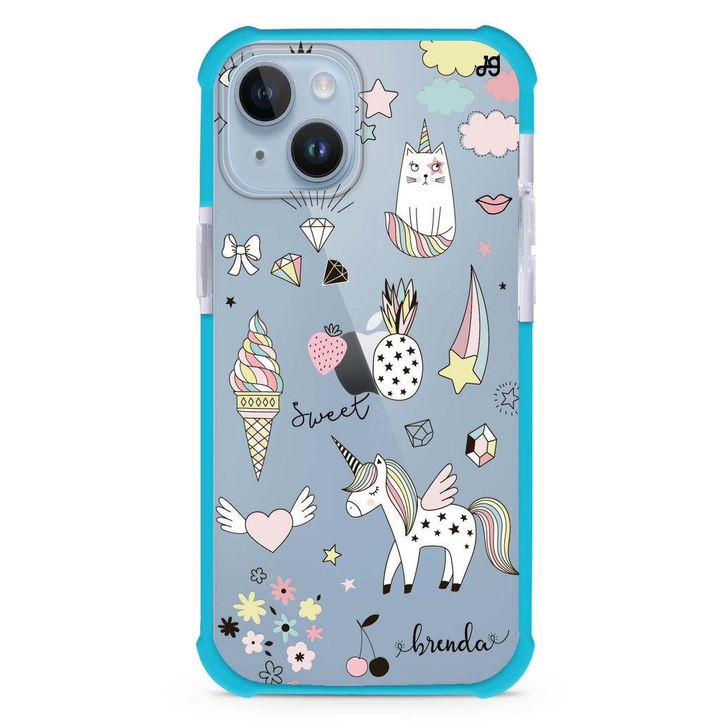 My lovely Cartoon iPhone 15 Plus Ultra Shockproof Case