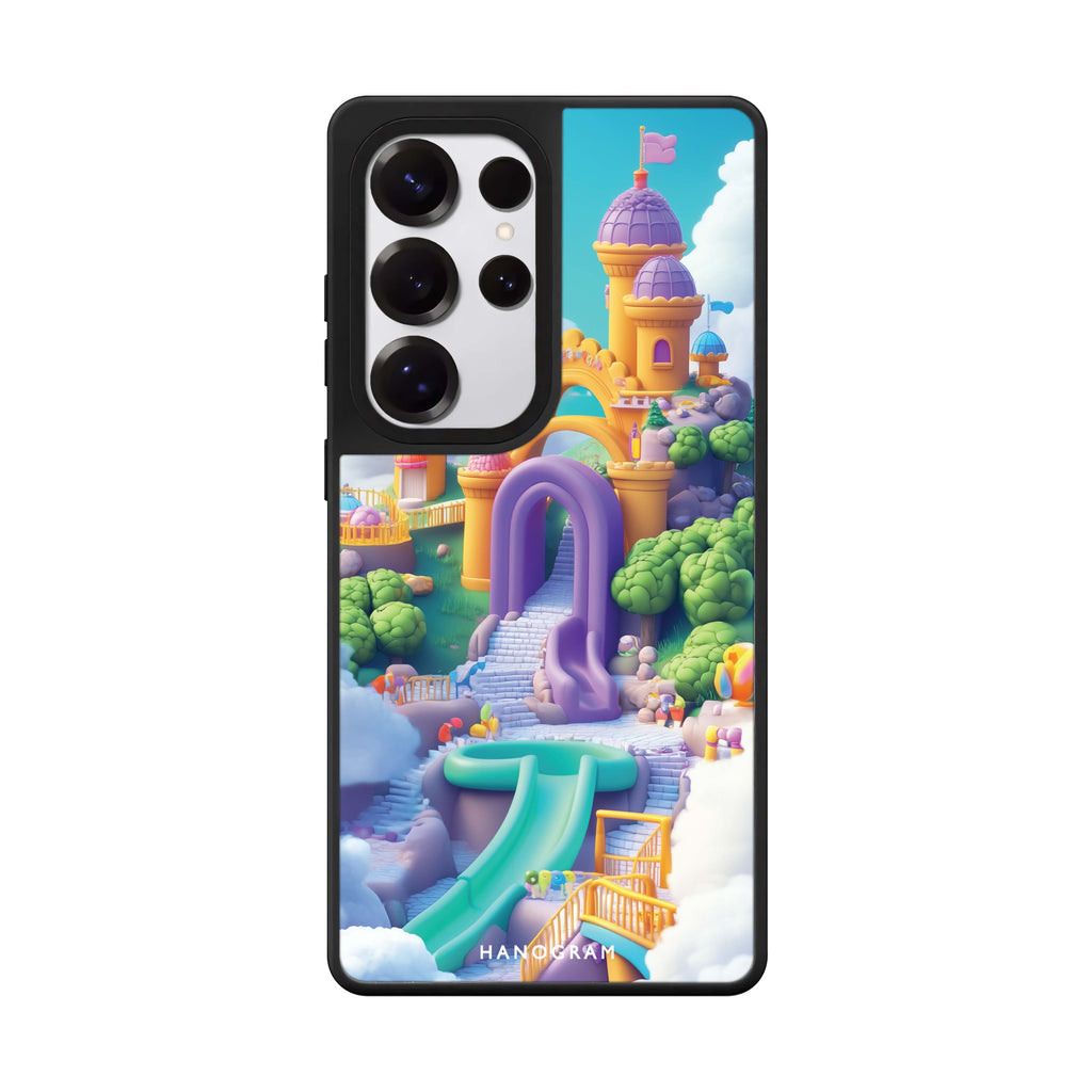 Mystic Playground Samsung Galaxy S25 S24 S23 Ultra mirror case, front view