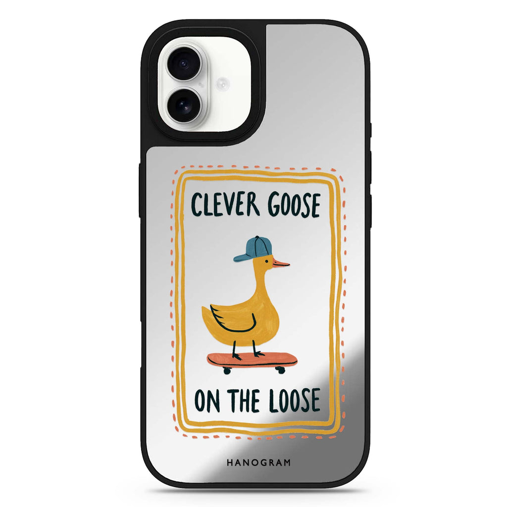 Goose on the Roll iPhone 17 Mirror Case - View 1