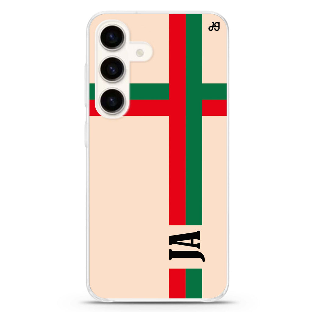Matching Stripes Samsung Galaxy Ultra Clear Case