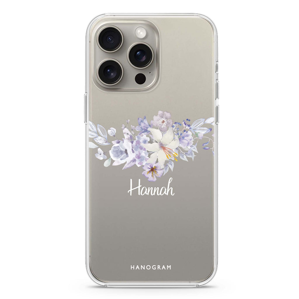 Serene Flowers & Me iPhone Ultra Clear Case