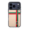 Matching Stripes personalized name pattern iPhone 17 Pro Max ultra clear case