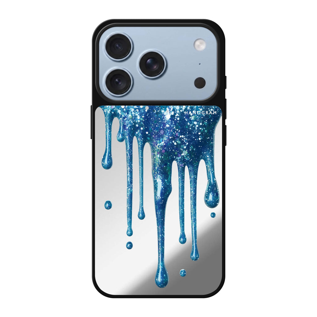 Gleaming Drips abstract iPhone 18 Pro Max mirror case
