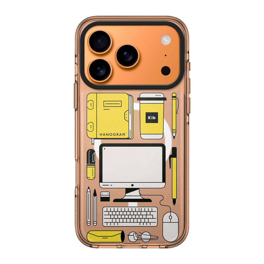 The Yellow Desk Club iPhone 17 Pro Max Ultra Clear Case - Image 1