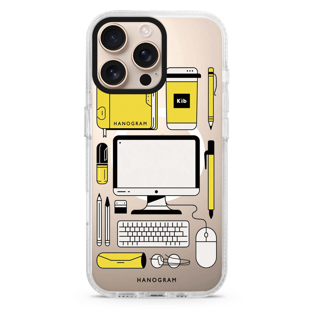 The Yellow Desk Club MagSafe Compatible Ultra Clear Case for iPhone 16 Pro Max - main view