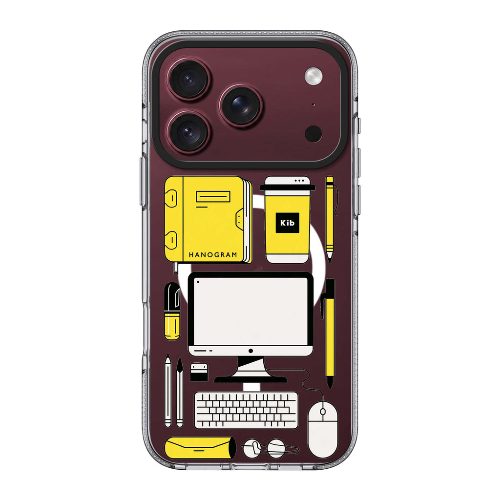 The Yellow Desk Club iPhone 18 Pro Max Ultra Clear Case - Image 1
