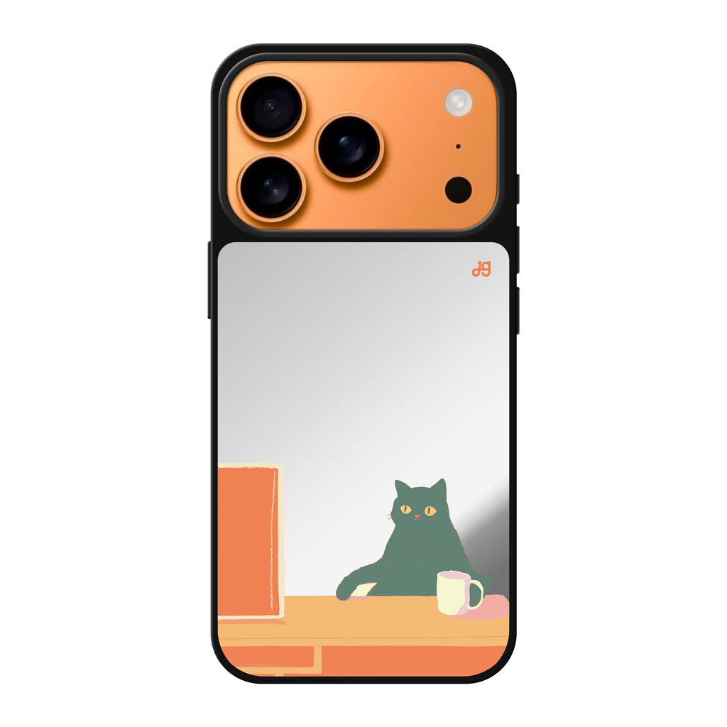 Couch Pawtato cat animal cute iPhone 17 Pro Max mirror case