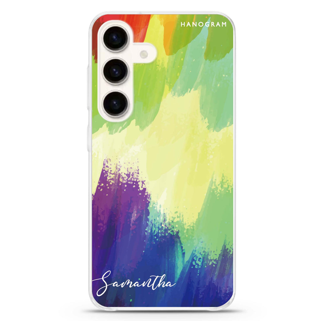Watercolor Abstract Samsung Galaxy Ultra Clear Case