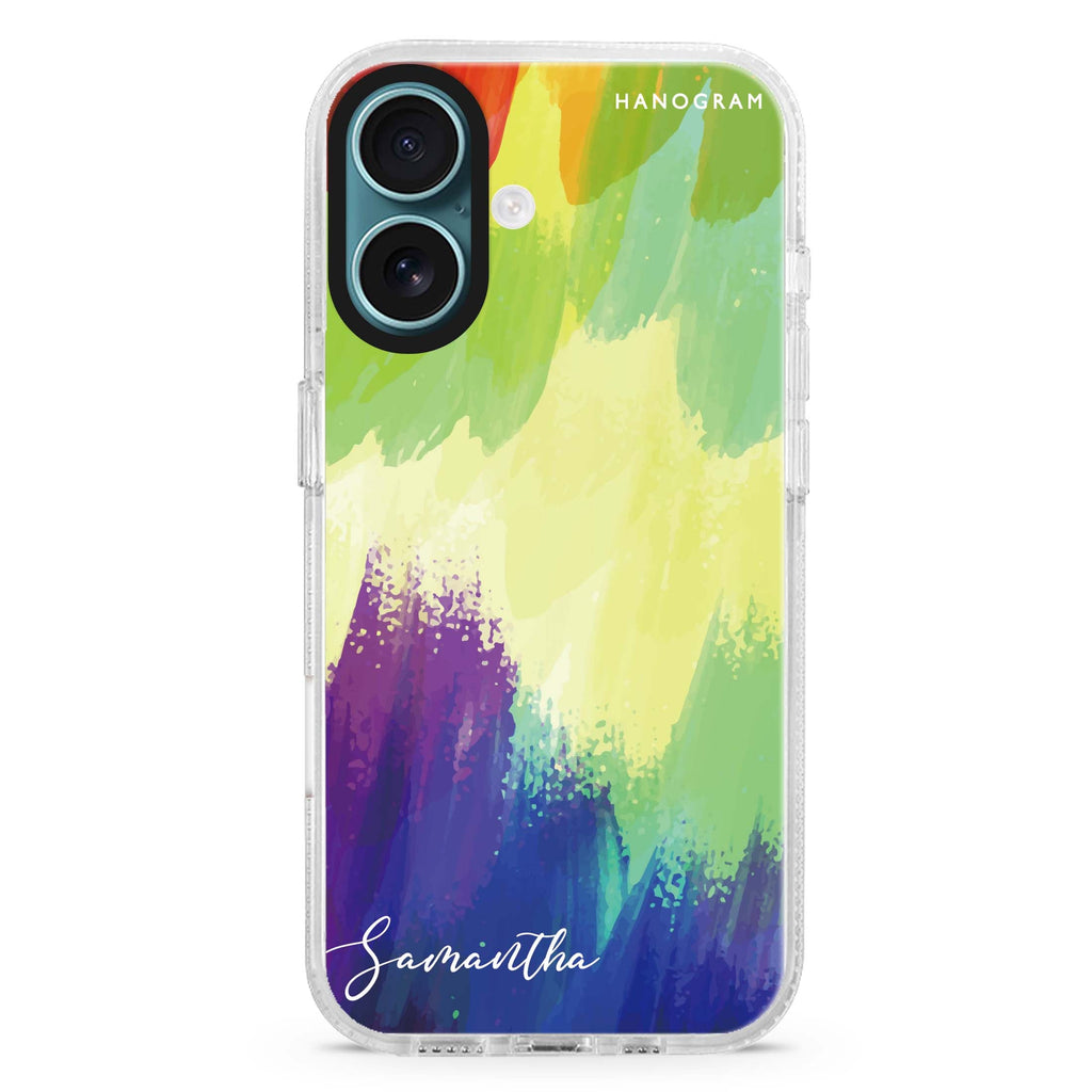 Watercolor Abstract iPhone 16 Plus Ultra Clear Case