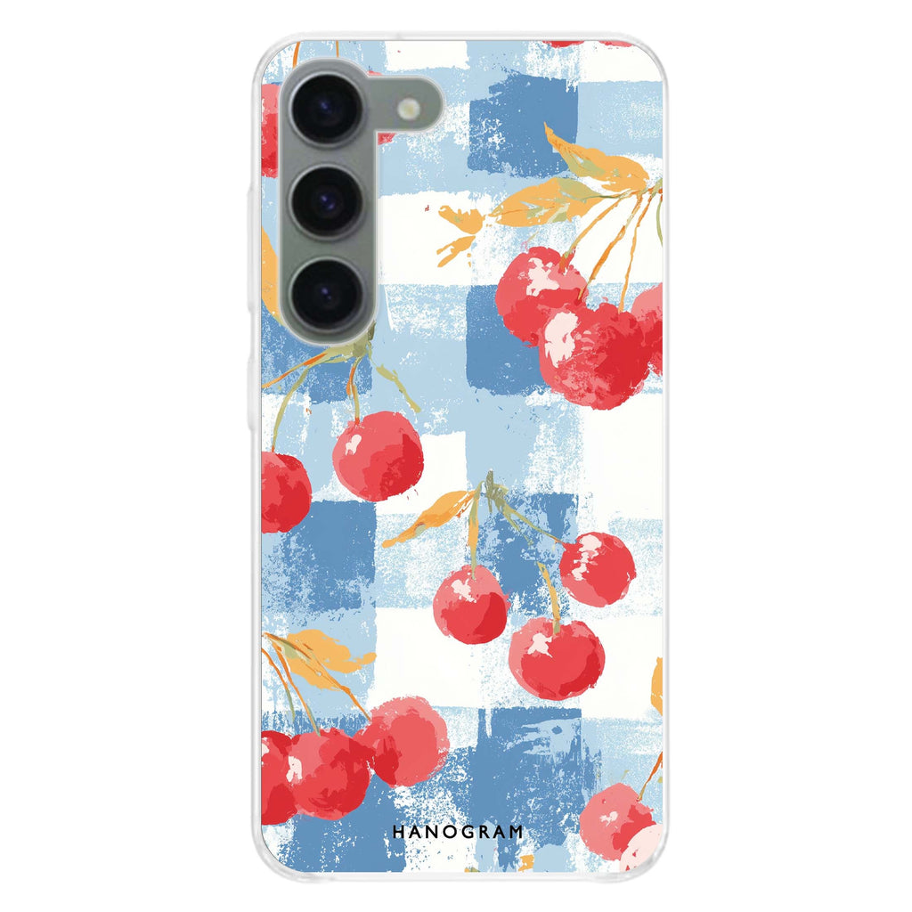 Cherry Picnic Samsung Galaxy Ultra Clear Case