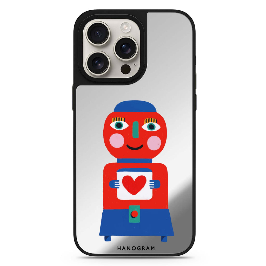 Sweetheart Gumballs romantic design iPhone 16/15/14 Pro Max & Pro mirror case