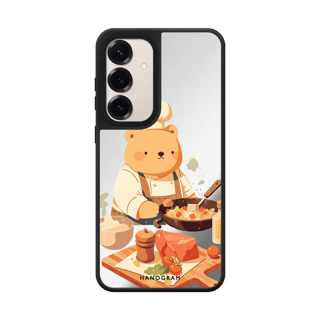 Culinary Bear Samsung Galaxy mirror case front view