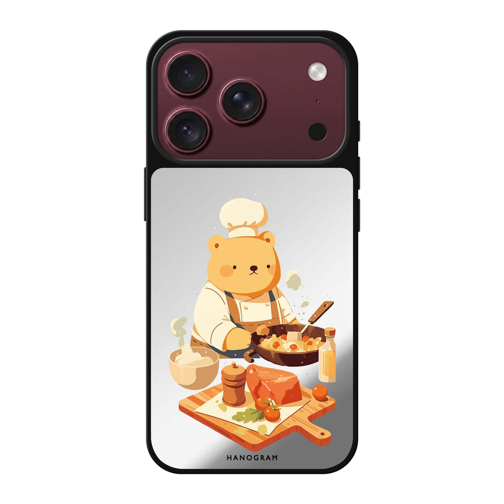 Culinary Bear bear animal iPhone 18 Pro Max mirror case