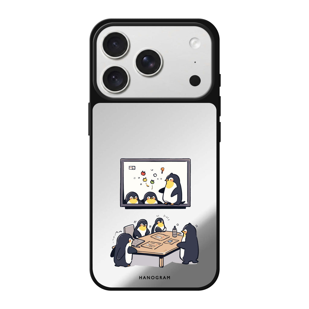 Penguin Presentation penguin animal iPhone 18 Pro Max mirror case