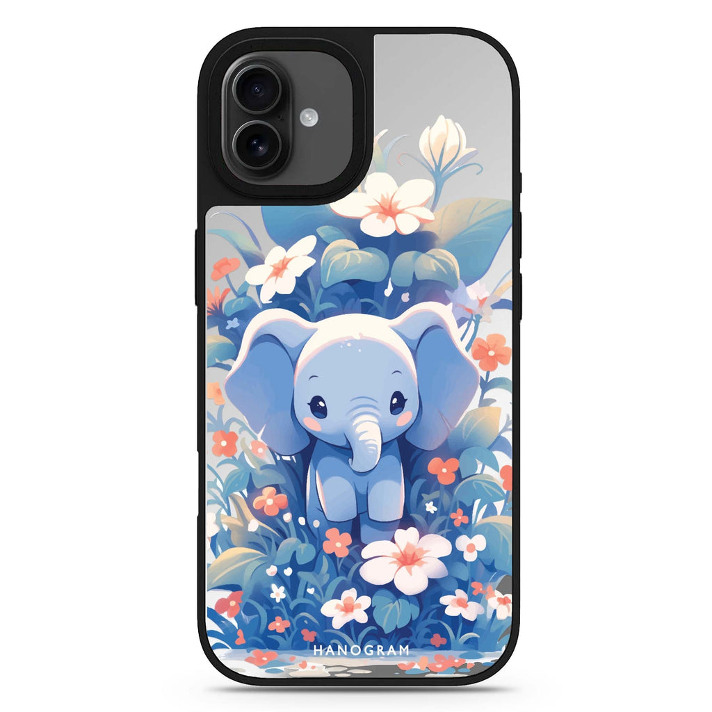 Elephant’s Oasis iPhone 17 mirror case