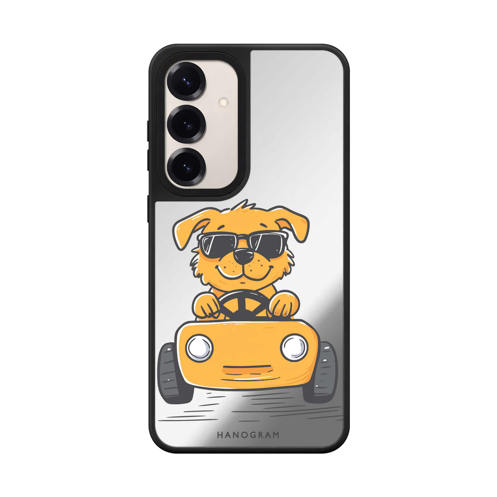 Cool Pup Drive Samsung Galaxy mirror case front view