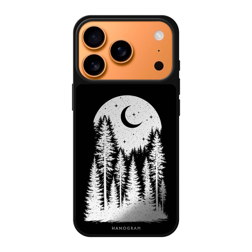 The Moonlit Pine Arch iPhone 17 Pro Max Mirror Case - design view 1