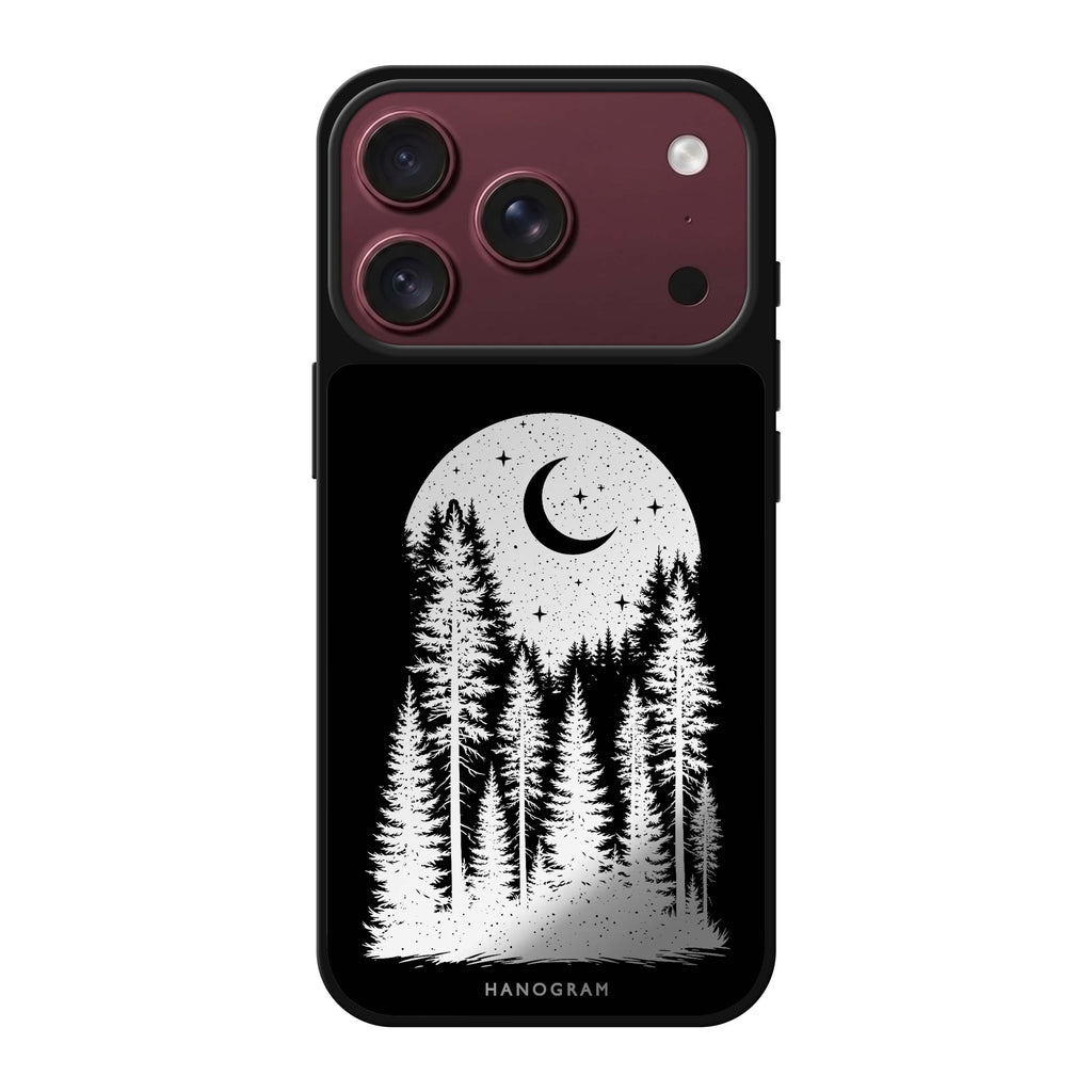 The Moonlit Pine Arch iPhone 18 Pro Max Mirror Case - design view 1
