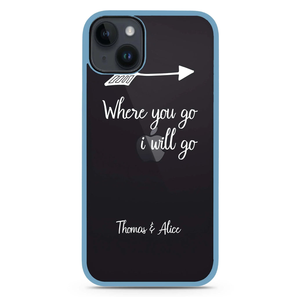 Always love together iPhone 15 Impact Guard Bumper Case