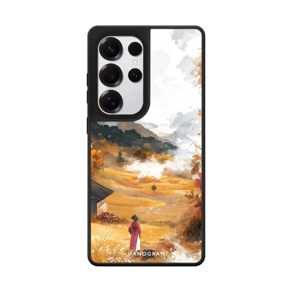 Autumn Splendor Samsung Galaxy S25 S24 S23 Ultra mirror case, front view