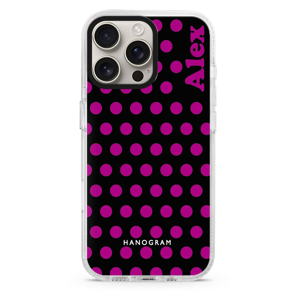 Wave Dots iPhone 16 Pro & 16 Pro Max Case - Personalized and Stylish Protection