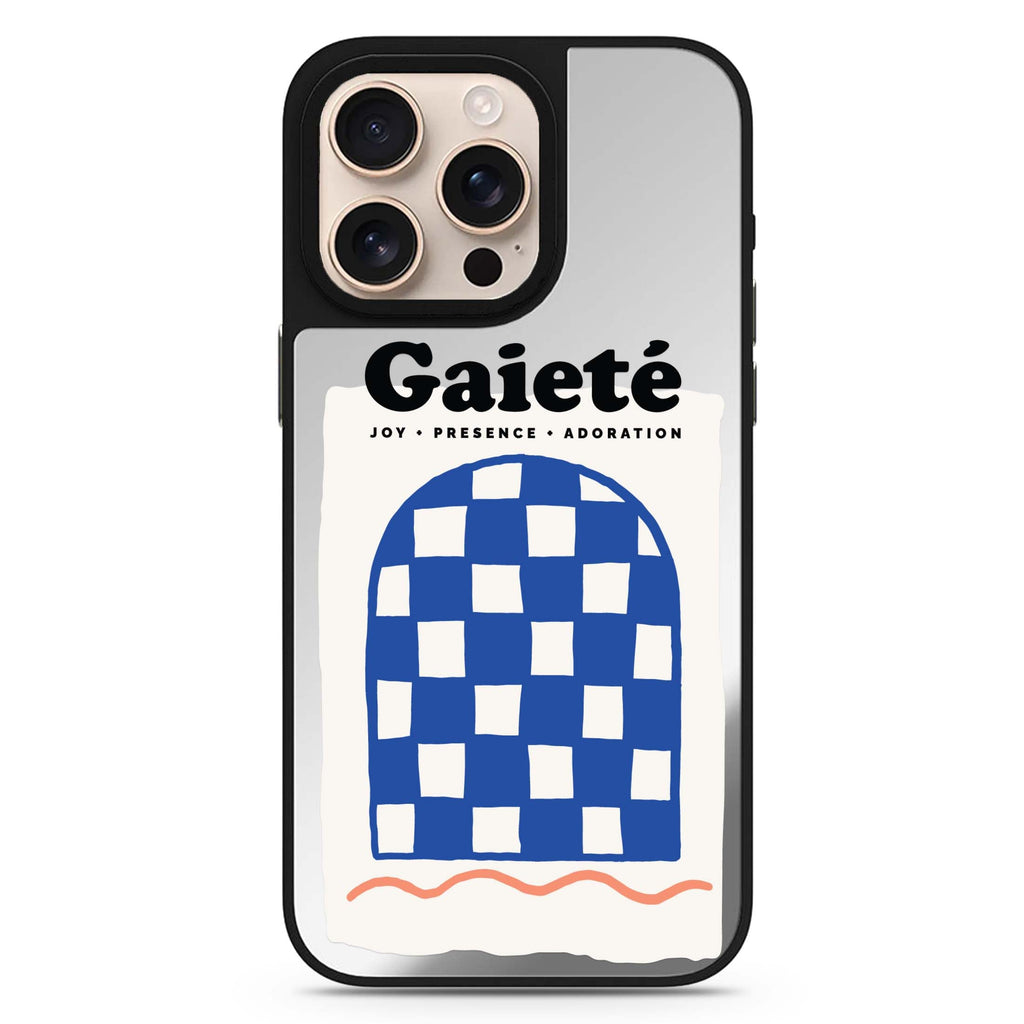 Gaieté sleek reflective design iPhone 16/15/14 Pro Max & Pro mirror case