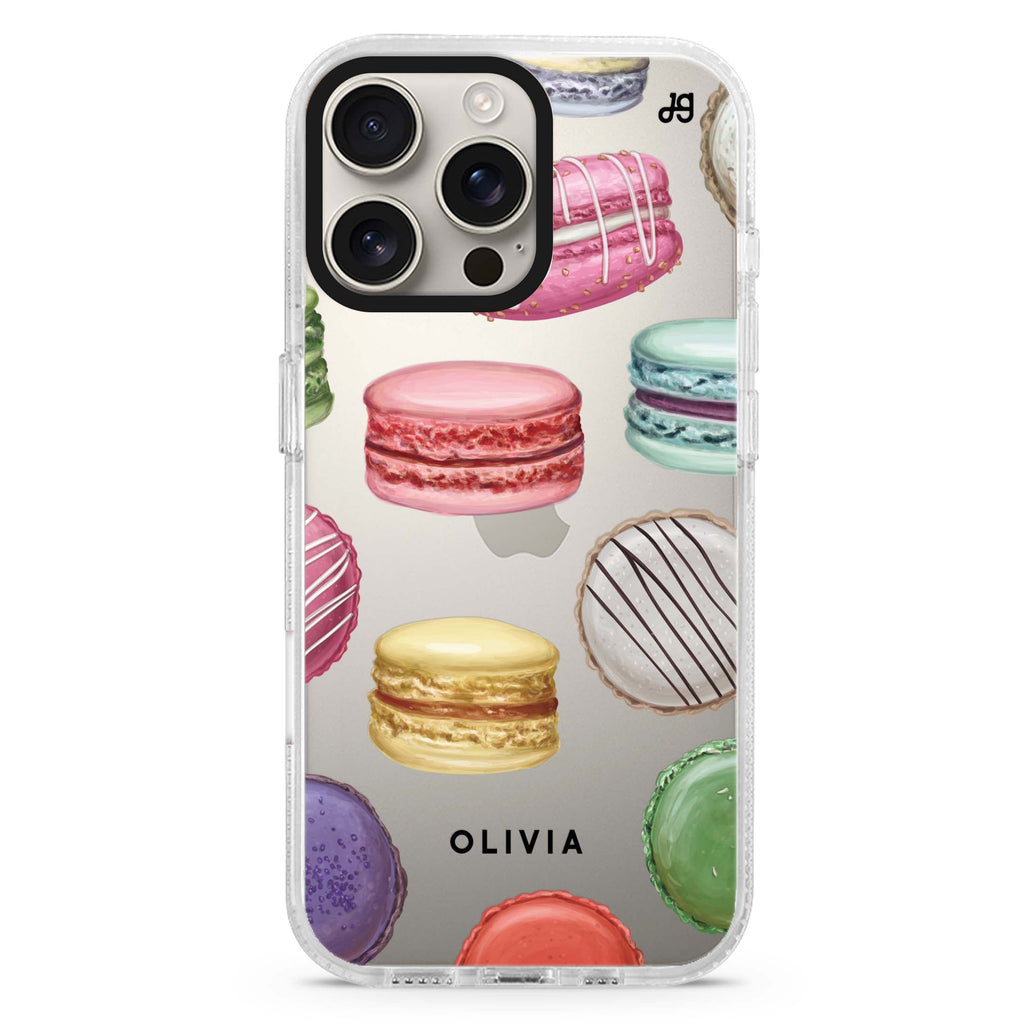 Macarons Land iPhone 16 Pro & 16 Pro Max Case - Personalized and Stylish Protection