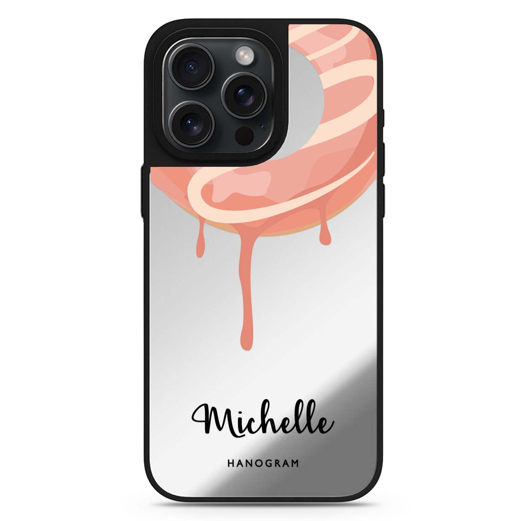 Yummy Donut I personalized name MagSafe mirror case for iPhone 16/15/14 Pro Max and Pro, main view