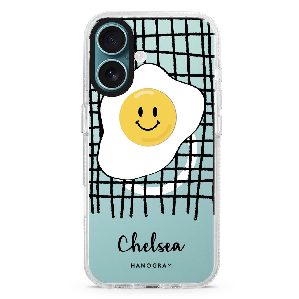 Funny Egg MagSafe Compatible iPhone 16 Ultra Clear Case - Personalized and Stylish Protection