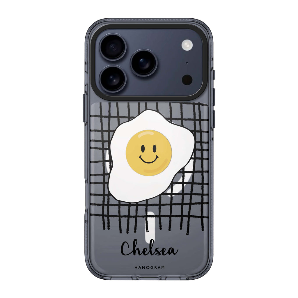 Funny Egg personalized name graphic playful iPhone 17 Pro Max ultra clear case