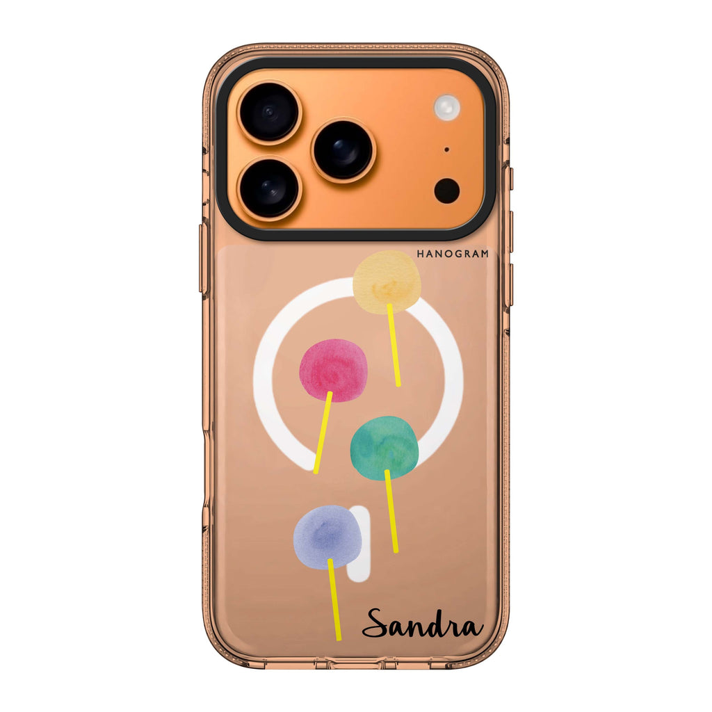 Colorful Candy I personalized name multicolor food bright iPhone 17 Pro Max ultra clear case