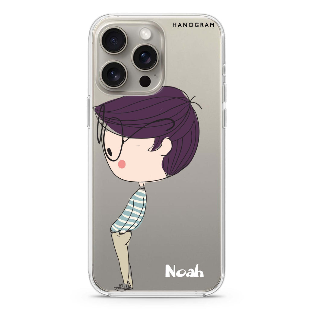 Boy kissing iPhone Ultra Clear Case