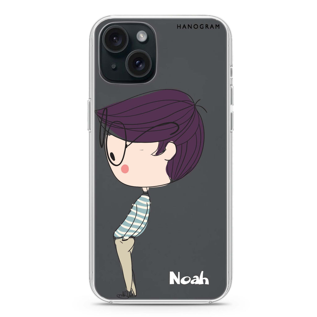 Boy kissing iPhone Ultra Clear Case