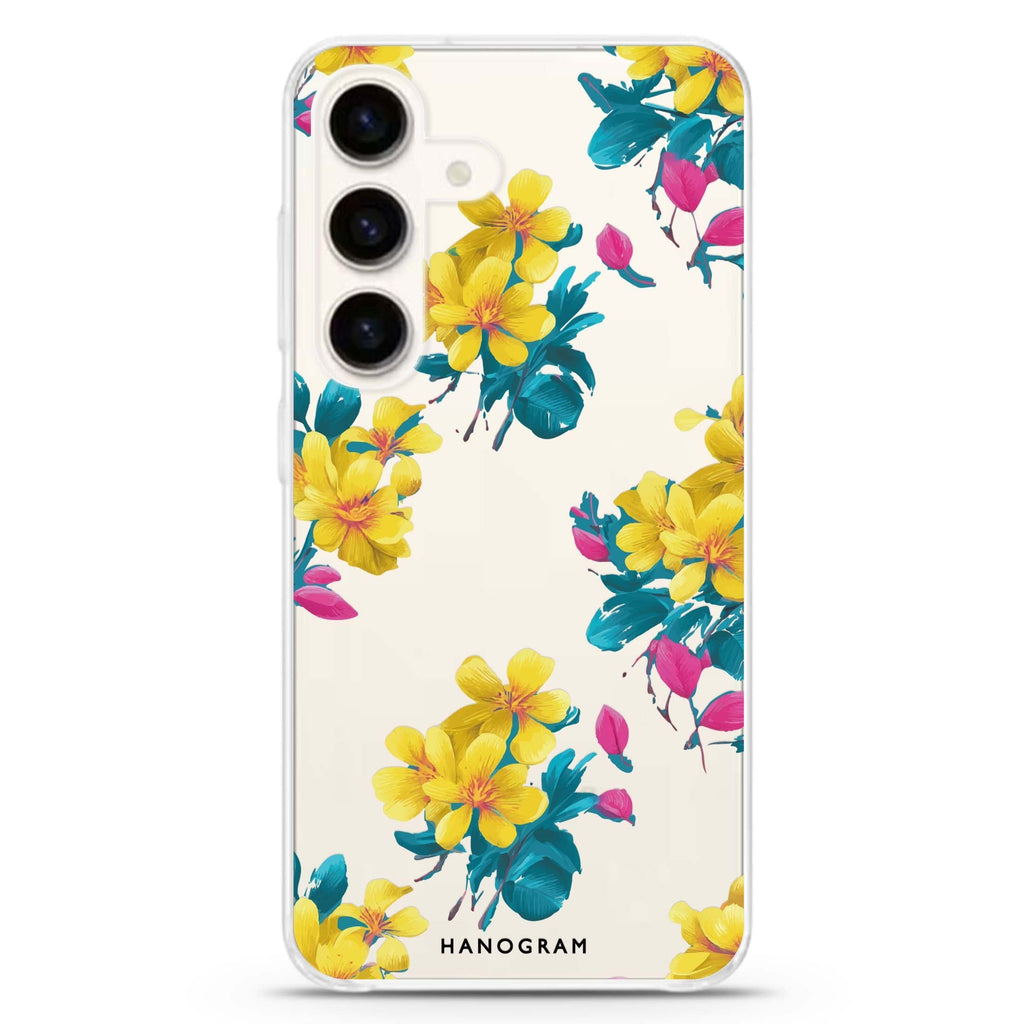 Tropical Bloom Samsung Galaxy Ultra Clear Case