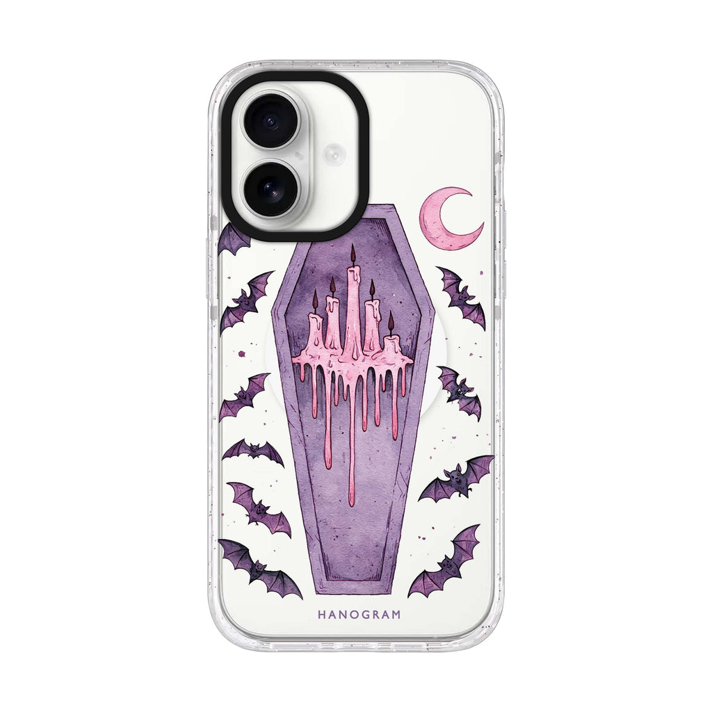 Lavender Candle Crypt iPhone 17 Ultra Clear Case - product image 1