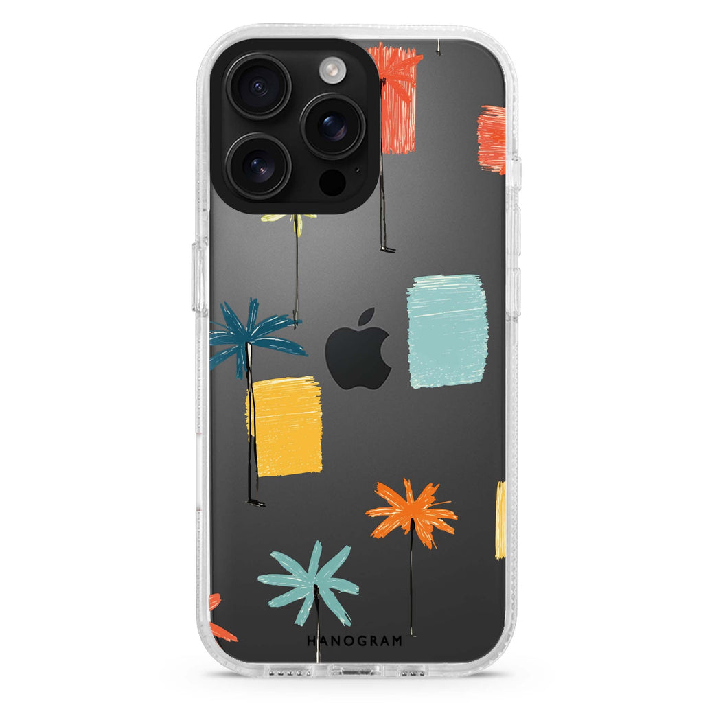 Tropic Scribble iPhone Ultra Clear Case