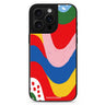 Candy Stripe Glow MagSafe compatible mirror case for iPhone 16/15/14 Pro Max and Pro, main view