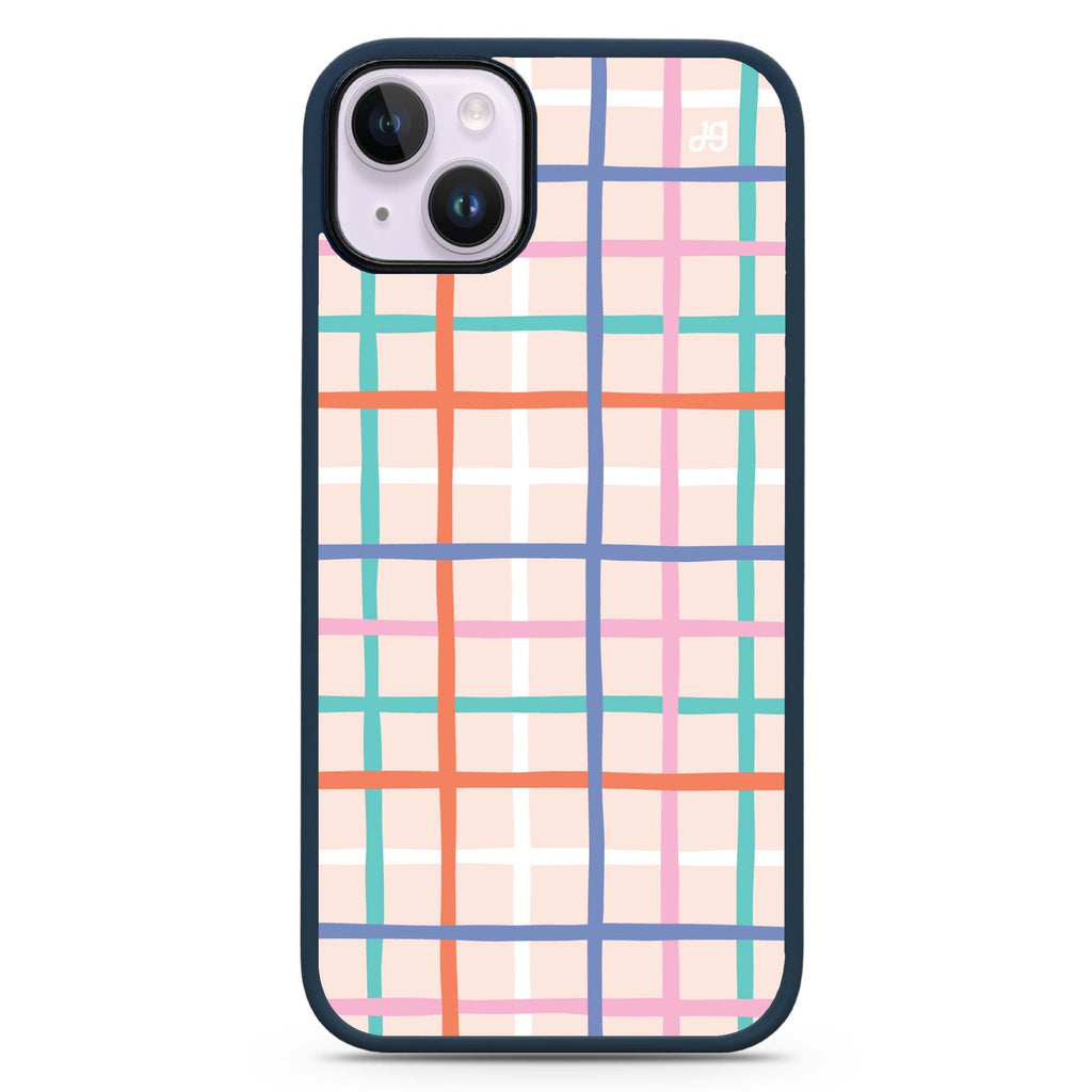 Line Drawing iPhone 15 Impact Guard Bumper Case