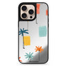 Tropic Scribble sleek reflective design iPhone 16/15/14 Pro Max & Pro mirror case
